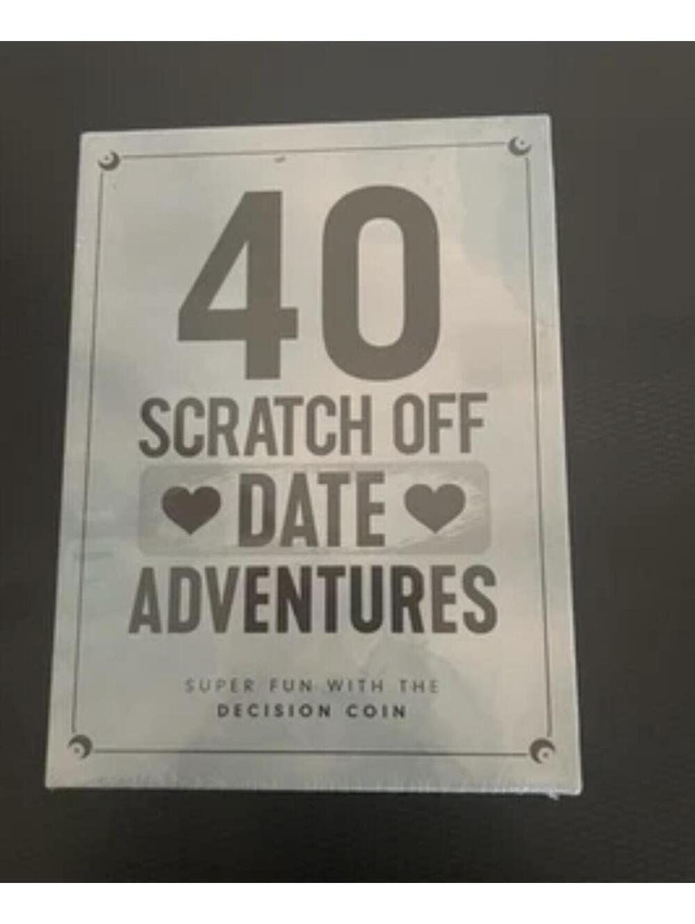 LOVEVIBE 40 Scratch Off Date Adventures Gift‎ Ideas Couples Card Games Decision